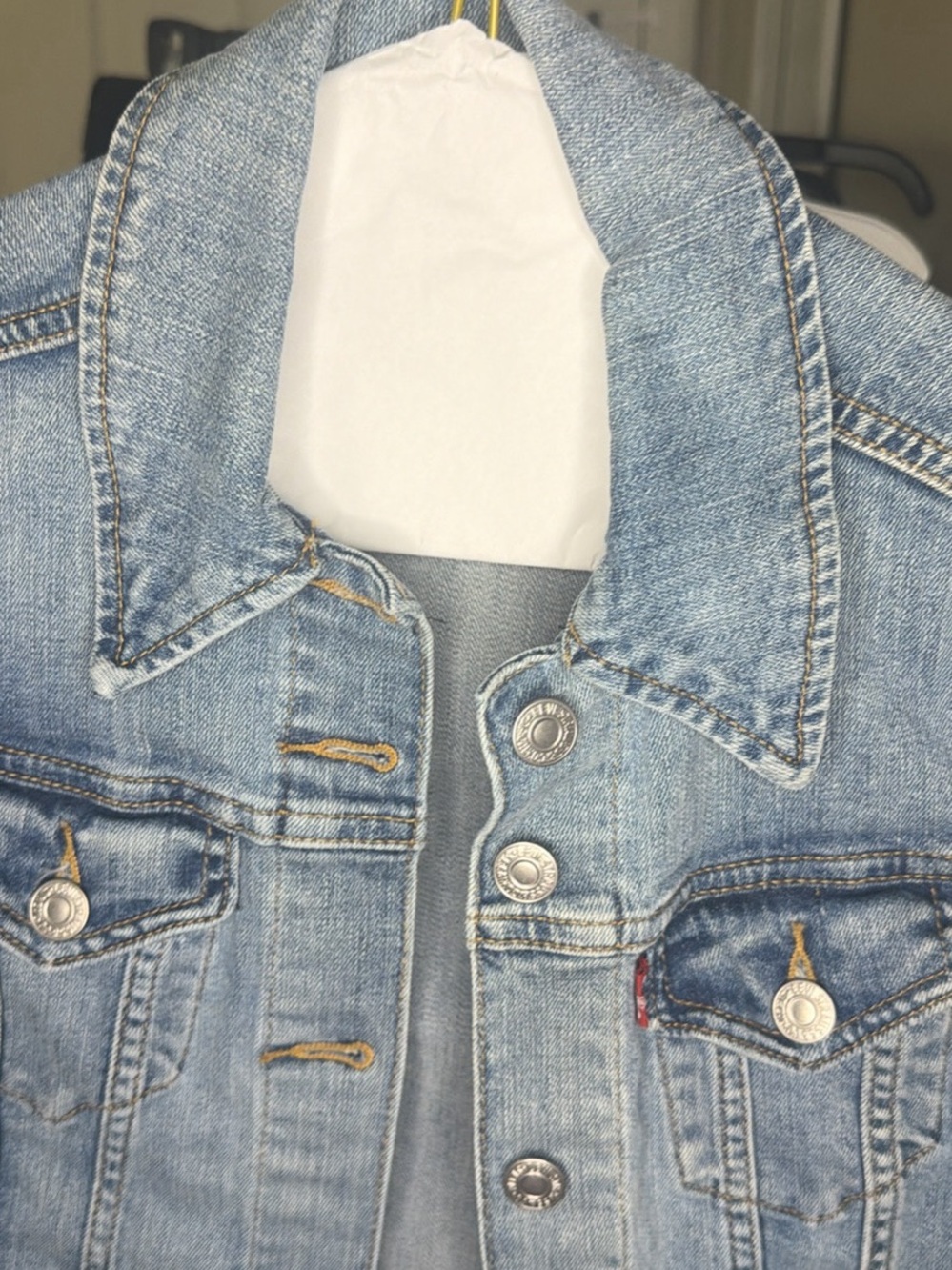 Levi's Light Blue Kids Denim Jacket with Button Front